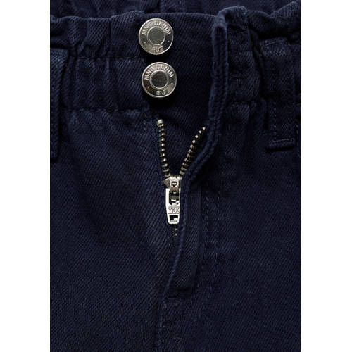 Mango Kids regular fit broek lichtblauw Meisjes Katoen Effen 116