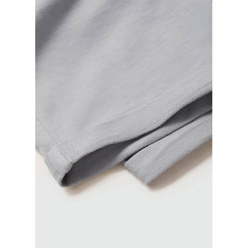 Mango Kids casual short grijs Korte broek Jongens Katoen Effen 152