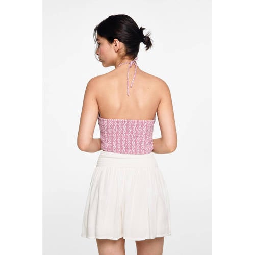 MANGO TEENS casual short offwhite Korte broek Wit Meisjes Viscose Effen 172(L)