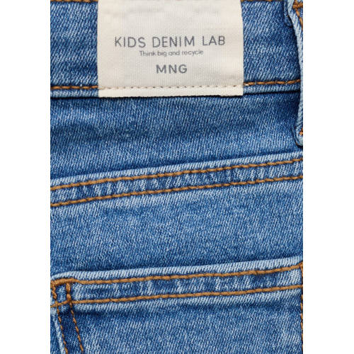 Mango Kids regular fit jeans light blue denim Blauw Jongens Stretchkatoen 104