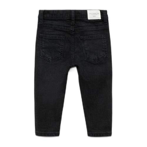 Mango Kids regular fit jeans grey denim Grijs Jongens Stretchkatoen Effen 104