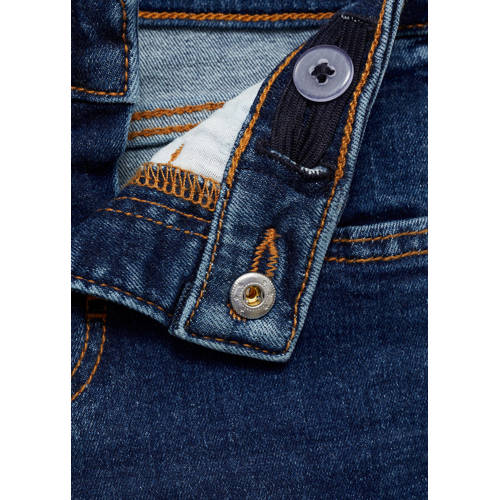 Mango Kids regular fit jeans medium blue denim Blauw Jongens Stretchkatoen 86