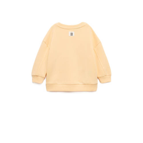 go Kids Disney sweater met printopdruk lichtgeel Printopdruk 116