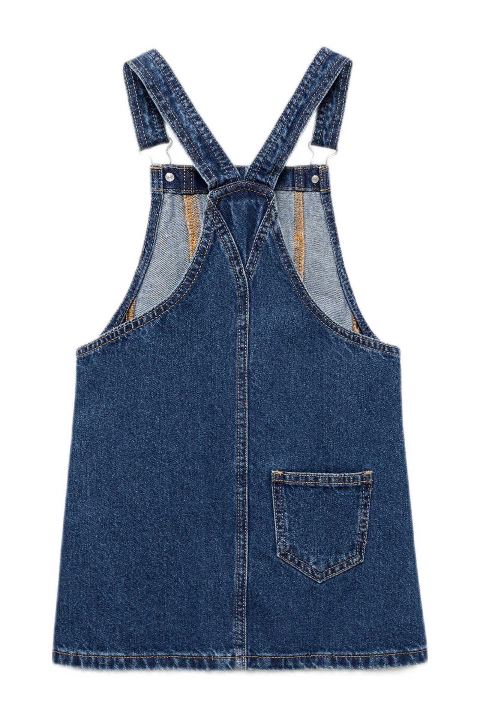 Mango Kids overgooier changeant blauw kleertjes