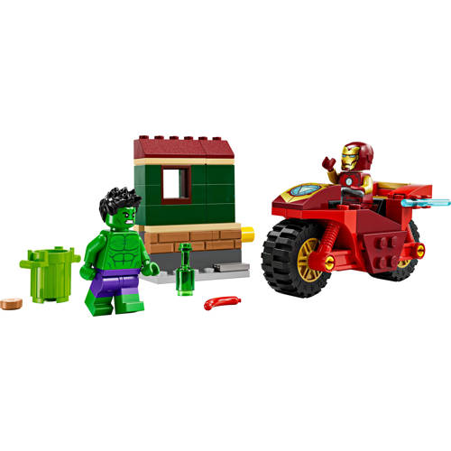 Lego Super Heroes Marvel Iron Man met motor en de Hulk speelset 76287 Super Heroes Marvel Bouwset