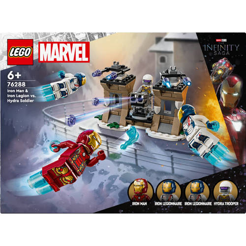 Lego Super Heroes Marvel Iron Man & Iron Legion vs. Hydra soldaat 76288 Super Heroes Marvel Bouwset