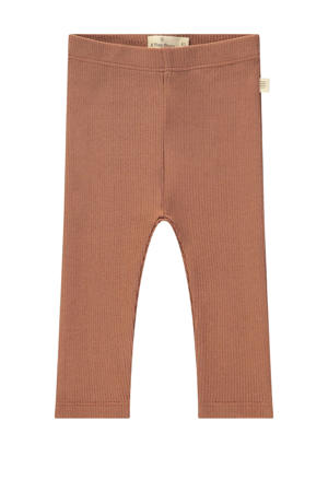 baby regular fit broek bruin