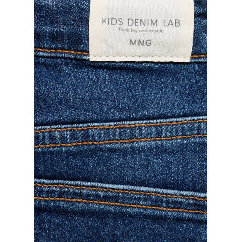 Mango Kids regular fit jeans medium blue denim Blauw Jongens Katoen Effen 140