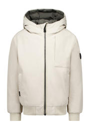thumbnail: Airforce reversible gewatteerde winterjas ecru/bruin