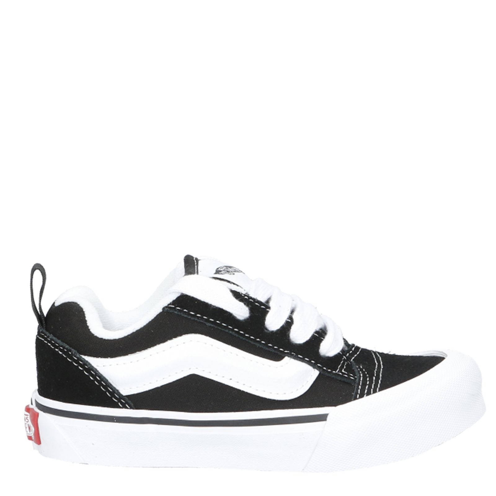 VANS Knu Skool sneakers zwart wit kleertjes