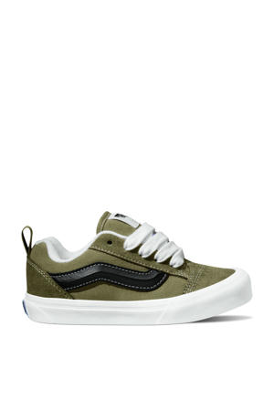 Knu Skool  sneakers olijfgroen/zwart