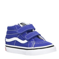 thumbnail: Kobaltblauw en witte jongens en meisjes VANS SK8-Mid Reissue Color Theory sneakers van canvas-suède/voering: textiel/voetbed: eva met klittenband