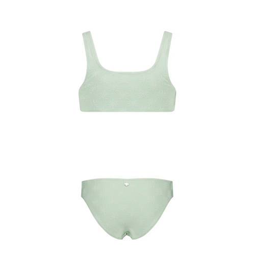 America Today crop bikini mintgroen Meisjes Polyamide 158 164