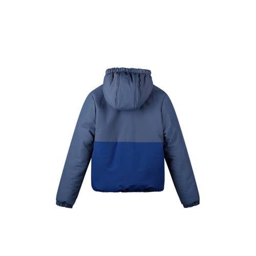 Moodstreet gewatteerde winterjas Jimmy donkerblauw Jongens Polyester Capuchon 158 164