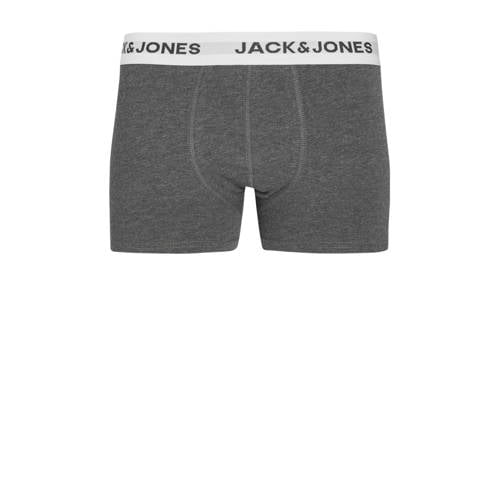 jack & jones JUNIOR boxershort JACBASIC set van 5 Zwart Jongens Stretchkatoen 128