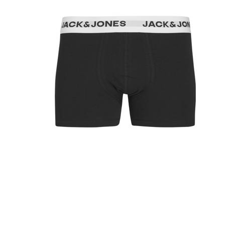 jack & jones JUNIOR boxershort JACBASIC set van 5 Zwart Jongens Stretchkatoen 128