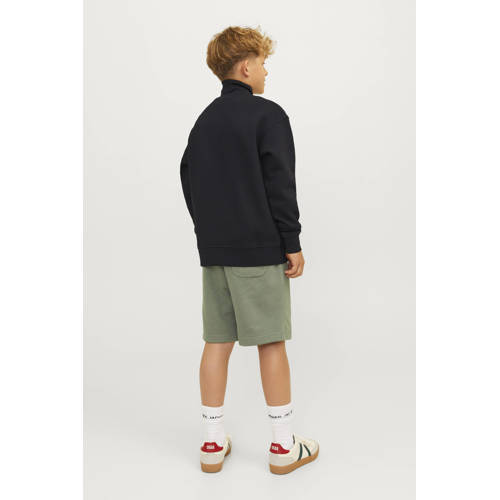 jack & jones JUNIOR sweater JORVESTERBRO met tekst Grijs Tekst 176