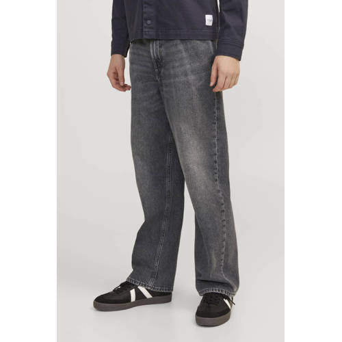 jack & jones JUNIOR loose fit jeans JJIALEX JJORIGINAL grey denim Grijs 170