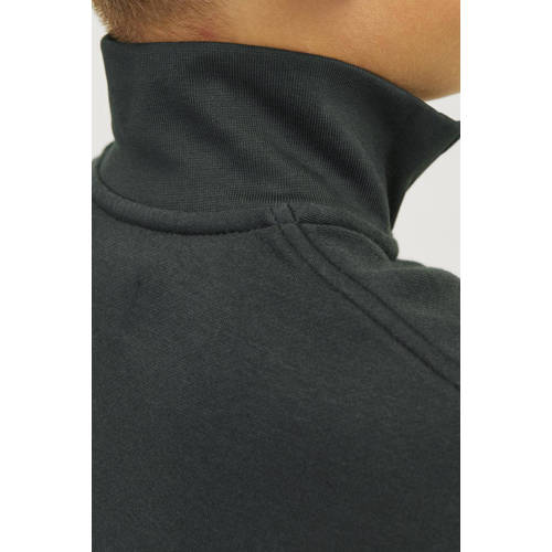 jack & jones JUNIOR sweater JORVESTERBRO met tekst Grijs Tekst 140