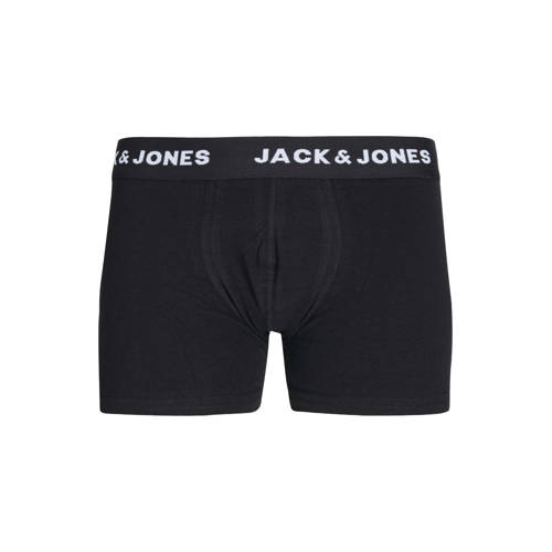 JACK & JONES JUNIOR boxershort JACHUEY - set van 5 zwart/multicolor Blauw Jongens Stretchkatoen