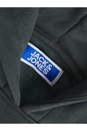thumbnail: JACK & JONES JUNIOR hoodie JORVESTERBRO met tekst diep donkergroen