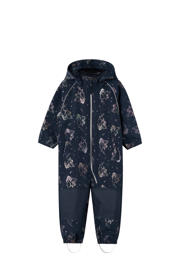 thumbnail: NAME IT MINI softshell buitenspeelpak met all over print donkerblauw/roze metallic