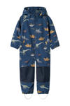 Denim blauw/bruin/groen