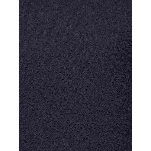 Only KIDS GIRL crop top KOGEMMA donkerblauw Meisjes Polyester Ronde hals 134 140
