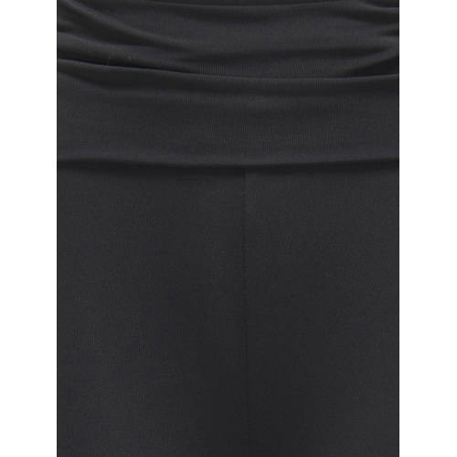 Only KIDS GIRL high waist flared broek KOGEA zwart Meisjes Polyamide Effen 164