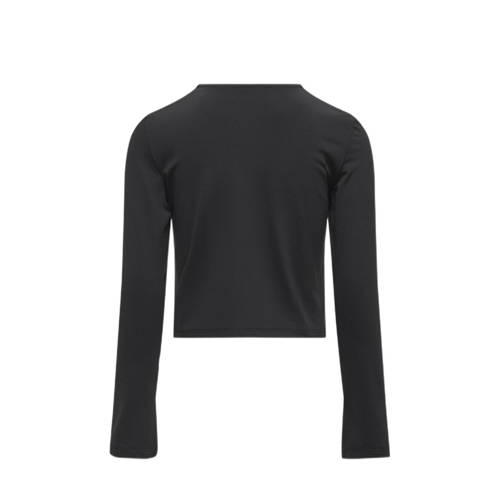 Only KIDS GIRL top KOGEA zwart Meisjes Polyamide Ronde hals Effen 134 140