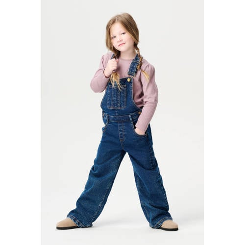 Noppies kids longsleeve met grafische print en textuur lila Paars Meisjes Katoen Ronde hals