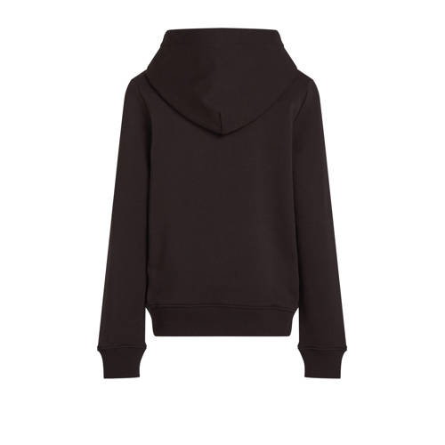 Calvin Klein hoodie zwart Trui Jongens Meisjes Sweat Capuchon Logo 128