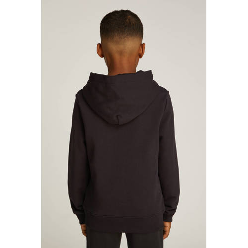 Calvin Klein hoodie zwart Trui Jongens Meisjes Sweat Capuchon Logo 128