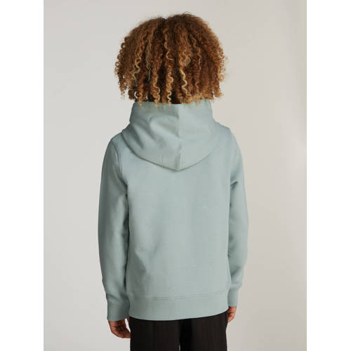 Calvin Klein Jeans hoodie met logo Sweater Blauw Jongens Katoen Capuchon 176