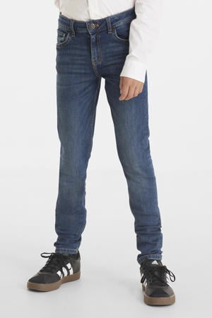 skinny jeans blauw / zwarte denim