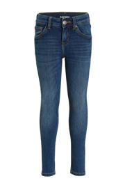 thumbnail: Blauw en zwarte jongens Anytime skinny jeans e met rits- en knoopsluiting