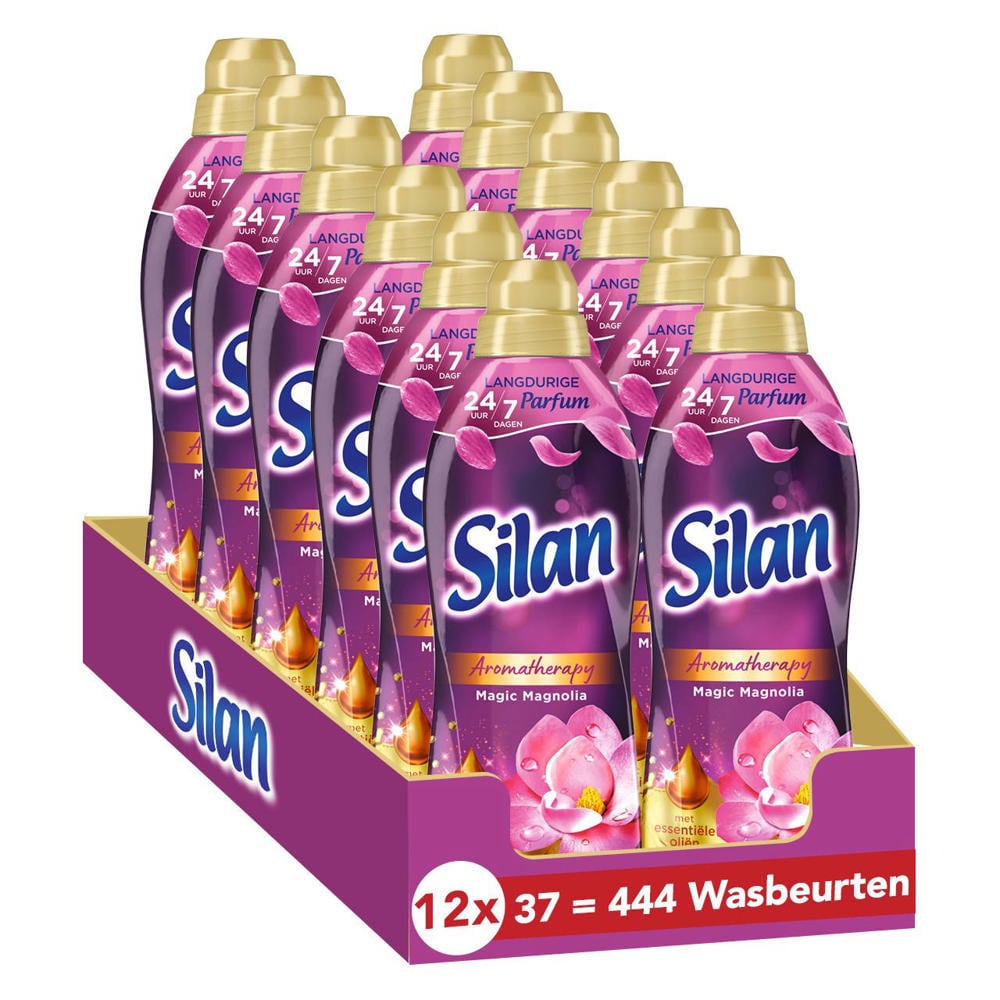 Silan wasverzachter Magic Magnolia - voordeelverpakking - 12 x 37 wasbeurten - 444 wasbeurten