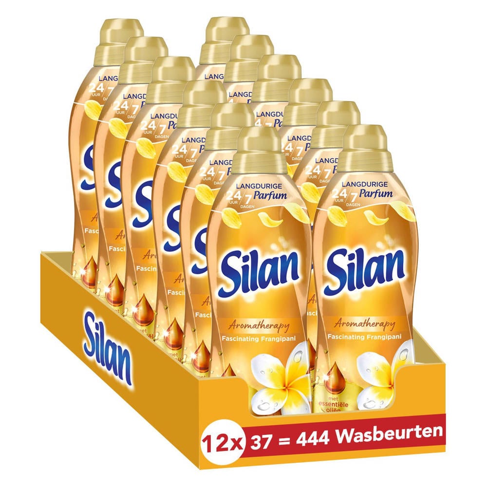 Silan wasverzachter Fascinating Frangipani - voordeelverpakking - 12 x 37 wasbeurten - 444 wasbeurten
