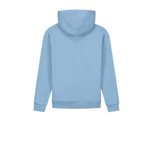 NIK&NIK hoodie Statement lichtblauw Sweater Effen 128