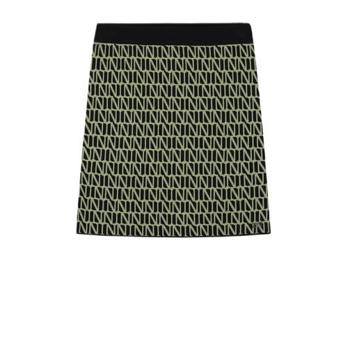NIK&NIK rok groen Meisjes Viscose All over print 128