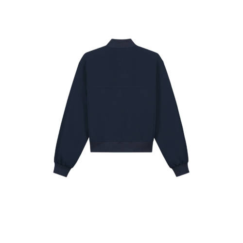 NIK&NIK bomberjack Layla donkerblauw Jas Meisjes Polyester Ronde hals Effen 152