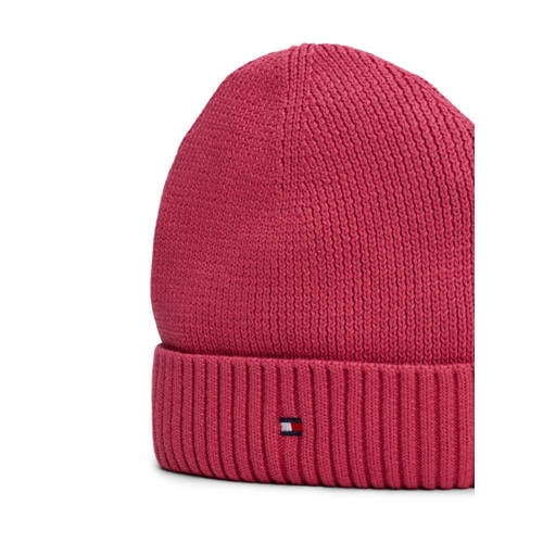 Tommy Hilfiger Muts Roze Jongens Meisjes Acryl Effen L-XL