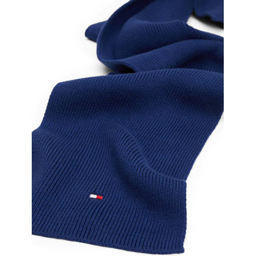 Tommy Hilfiger Sjaal Blauw Meisjes Katoen Effen | Sjaal van