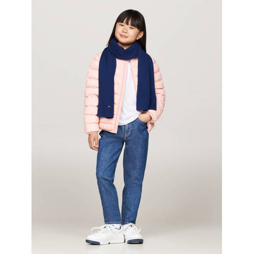 Tommy Hilfiger Sjaal Blauw Meisjes Katoen Effen | Sjaal van