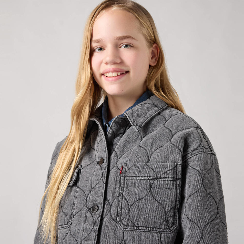 Stains&Stories spijkerjas denimblauw Stains&Stories spijkerjas denimblauw