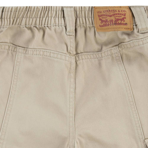 Levis Levi's Kids 94 wide leg cargobroek beige Meisjes Katoen Effen 140