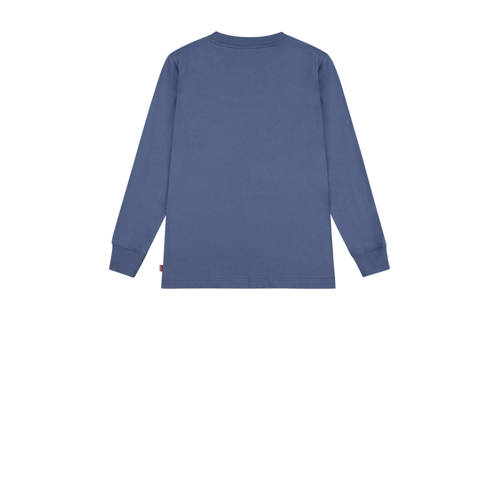 Levis Levi's Kids longsleeve ROPE BATWING met logo middenblauw Jongens Katoen Ronde hals 164
