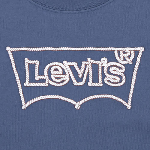 Levis Levi's Kids longsleeve ROPE BATWING met logo middenblauw Jongens Katoen Ronde hals 164