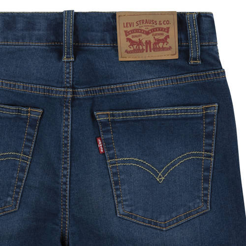 Levis Levi's Kids 502 tapered fit jeans garland Blauw Jongens Stretchdenim Effen 176