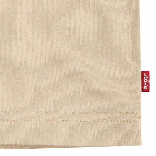 Levis Levi's Kids T-shirt FORESTED MOUNTAINS BATWING met logo beige Jongens Katoen Ronde hals 176